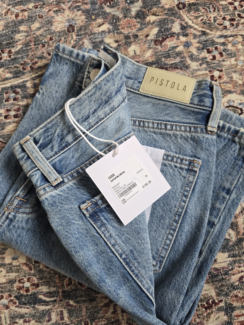 Pistola Cassie High Rise Straight Jeans